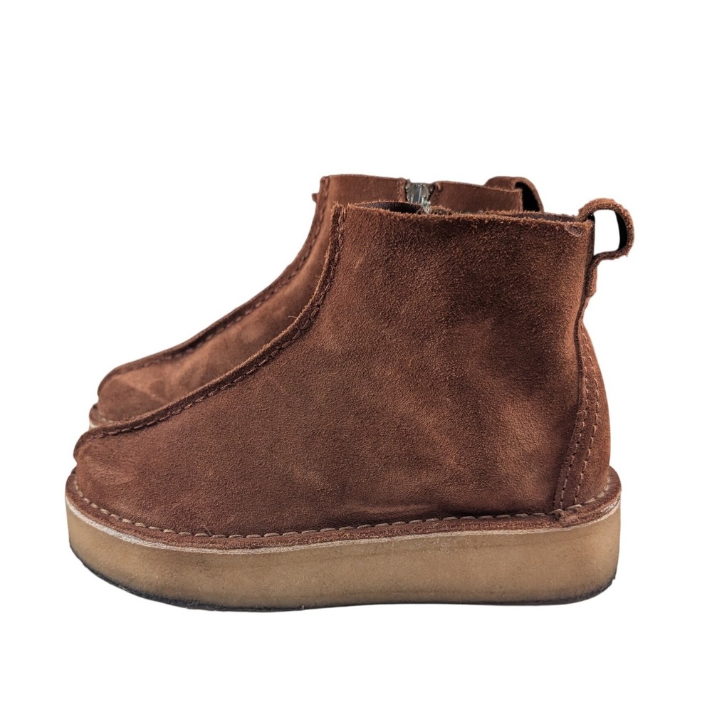 Clarks Originals Desert Trek Hi Brown Suede Platform Boots 26178162 Size 6.5